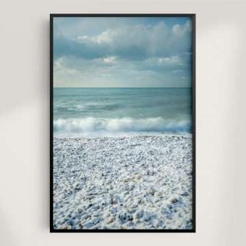 Powdered <div class="prod-title-secondary">Snowy Seascape Print</class></div>